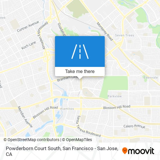 Powderborn Court South map