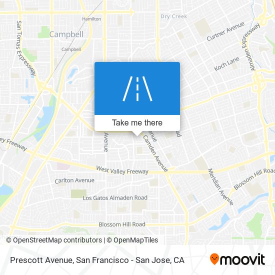 Mapa de Prescott Avenue