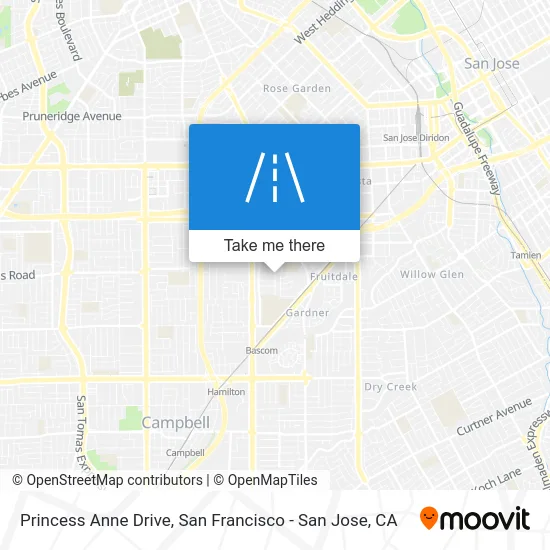 Princess Anne Drive map