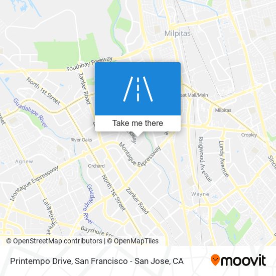 Mapa de Printempo Drive