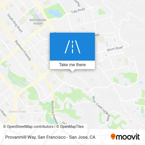 Provanmill Way map