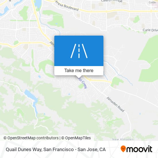 Quail Dunes Way map