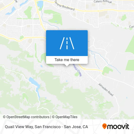 Quail View Way map