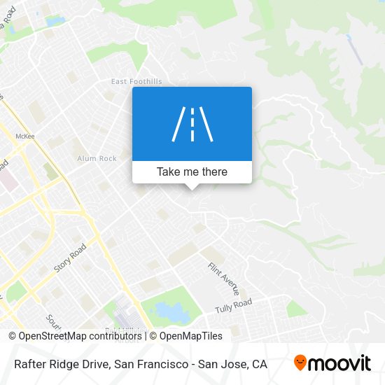 Mapa de Rafter Ridge Drive