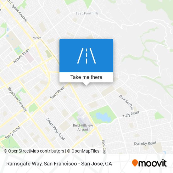 Ramsgate Way map