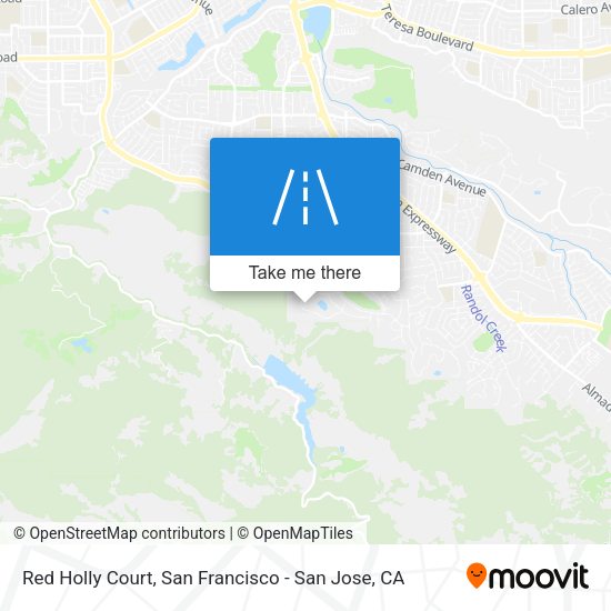 Red Holly Court map