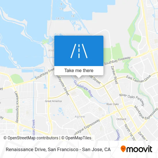 Renaissance Drive map