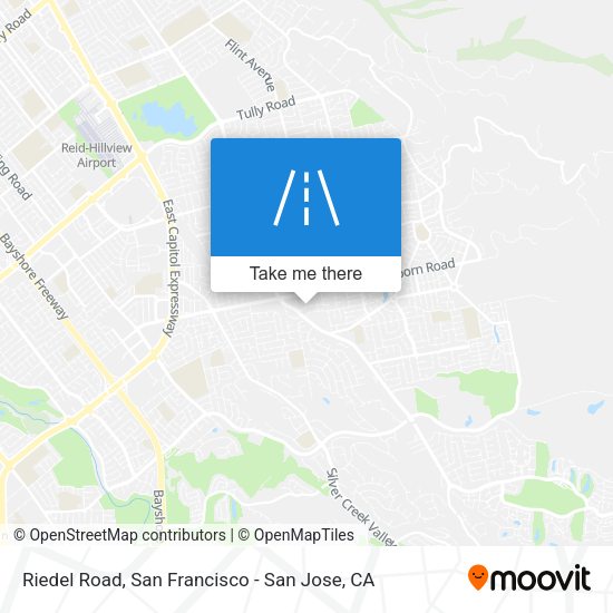 Mapa de Riedel Road
