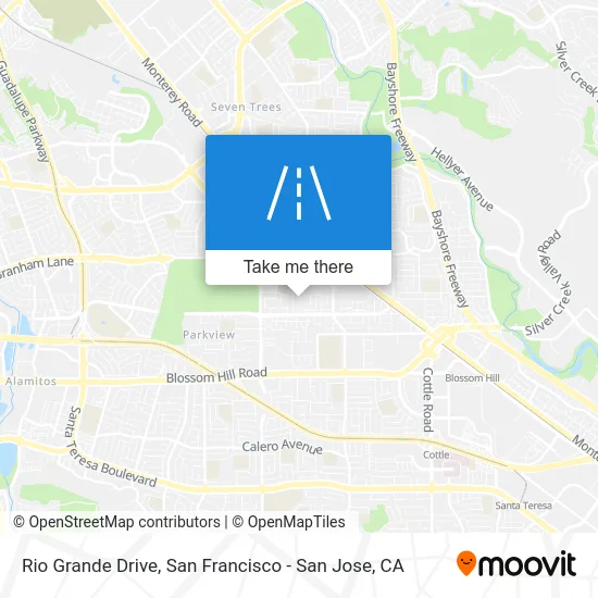 Rio Grande Drive map