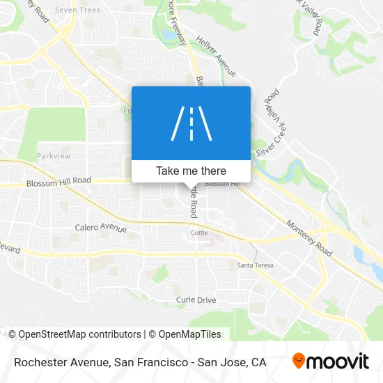 Rochester Avenue map