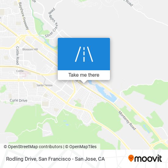 Rodling Drive map