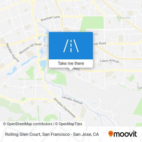 Rolling Glen Court map