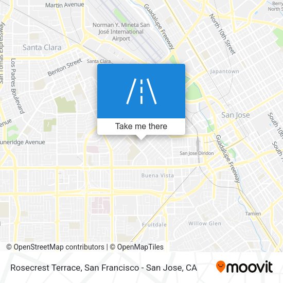 Rosecrest Terrace map
