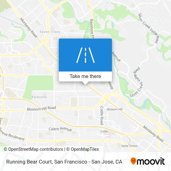 Mapa de Running Bear Court