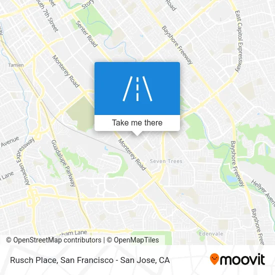 Rusch Place map