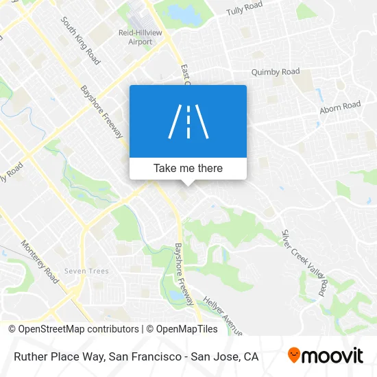 Ruther Place Way map