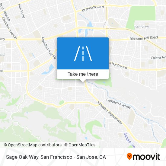 Sage Oak Way map