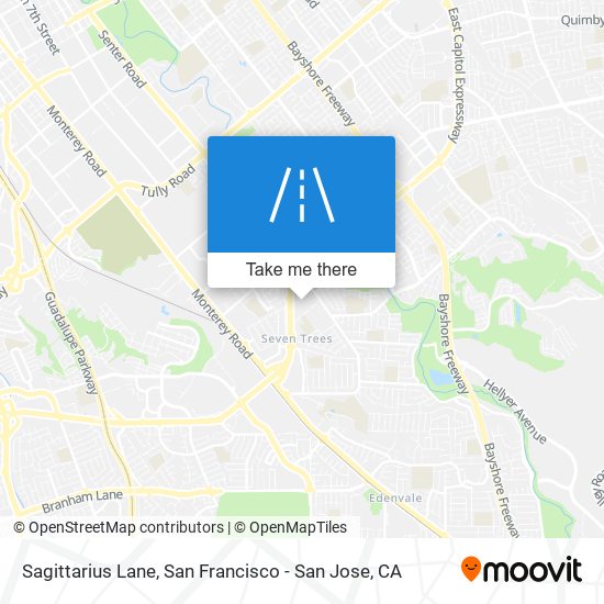 Sagittarius Lane map