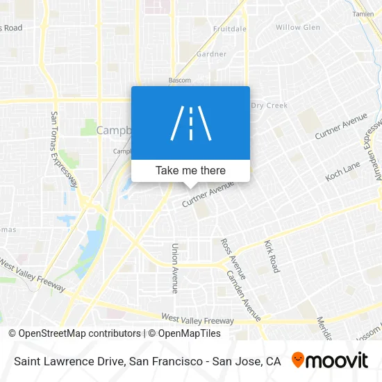 Saint Lawrence Drive map