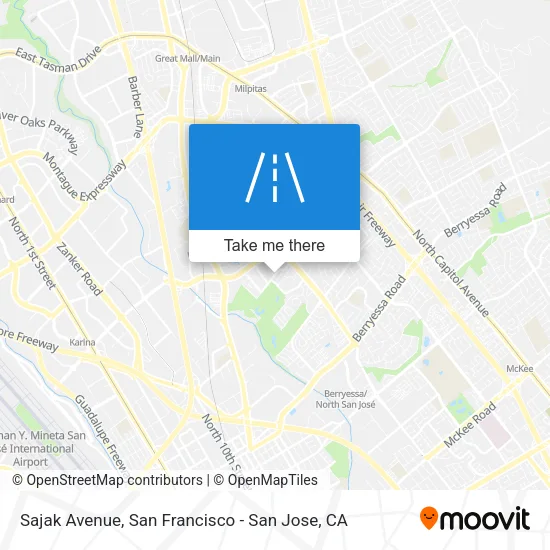 Sajak Avenue map