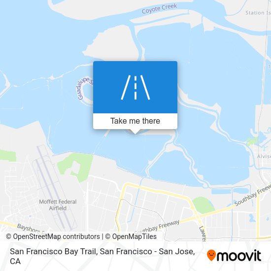 San Francisco Bay Trail map