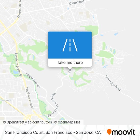 San Francisco Court map