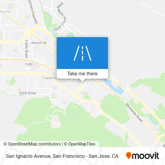 Mapa de San Ignacio Avenue