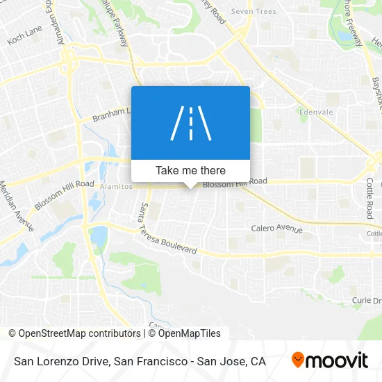 San Lorenzo Drive map