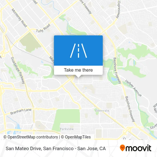 San Mateo Drive map