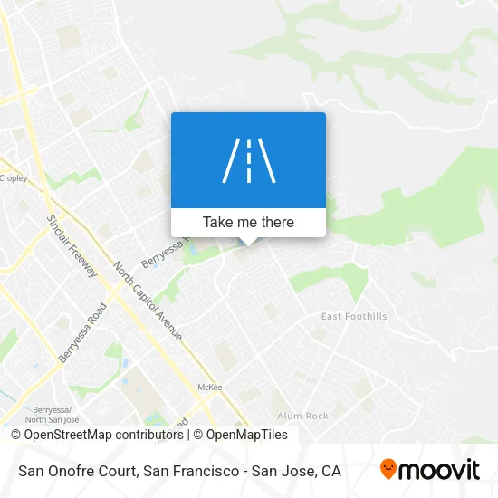 San Onofre Court map