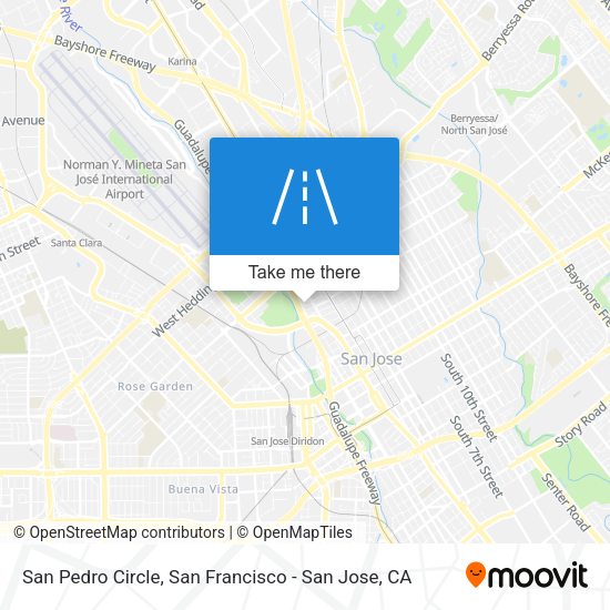 Mapa de San Pedro Circle