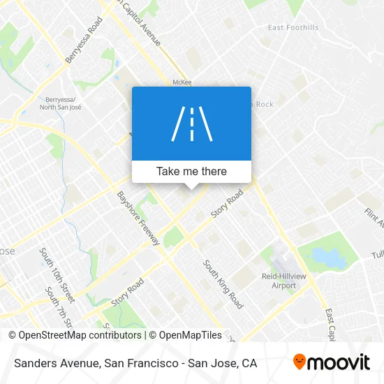 Sanders Avenue map