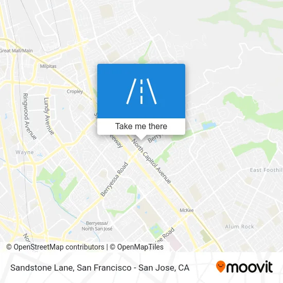 Sandstone Lane map