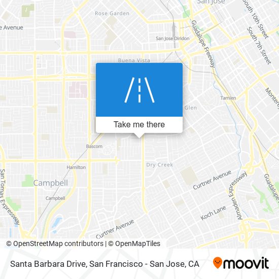 Santa Barbara Drive map