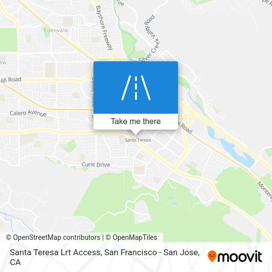 Santa Teresa Lrt Access map