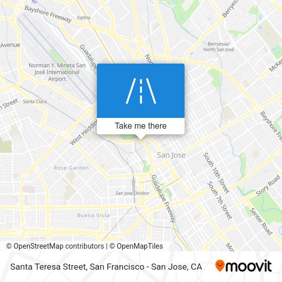 Mapa de Santa Teresa Street