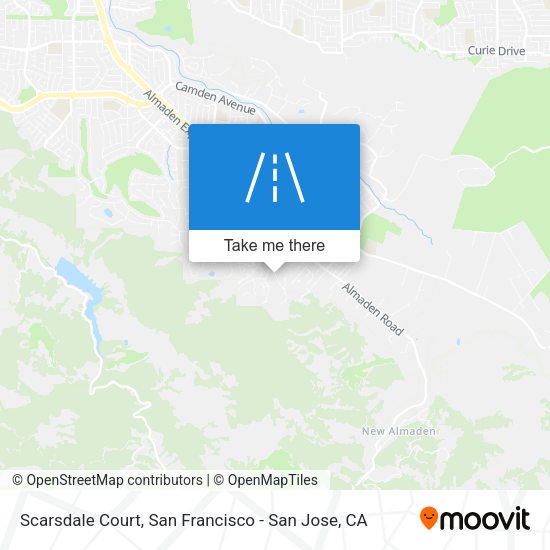 Mapa de Scarsdale Court