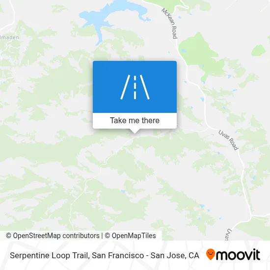 Serpentine Loop Trail map