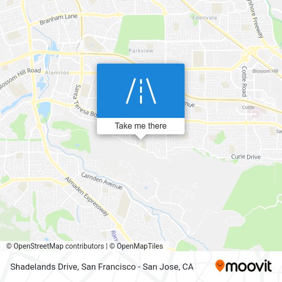 Mapa de Shadelands Drive