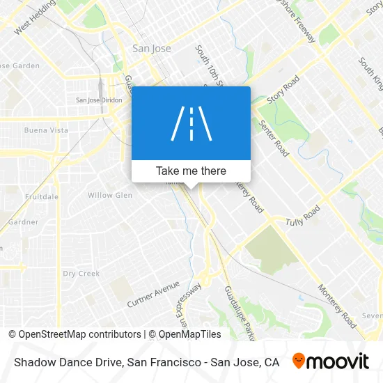 Shadow Dance Drive map
