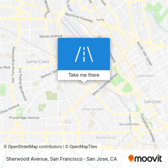 Mapa de Sherwood Avenue