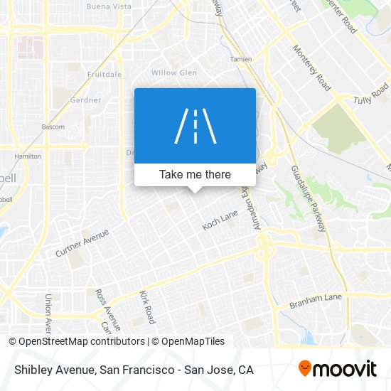 Shibley Avenue map