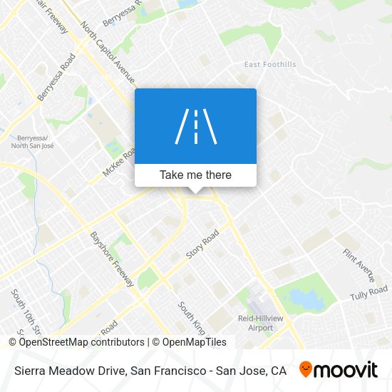 Sierra Meadow Drive map