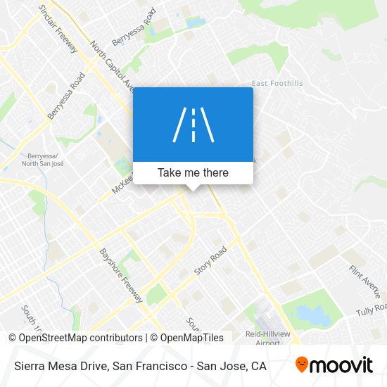 Sierra Mesa Drive map