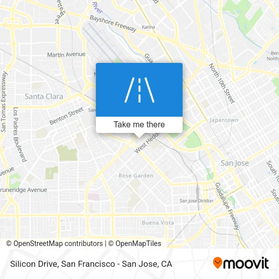 Silicon Drive map