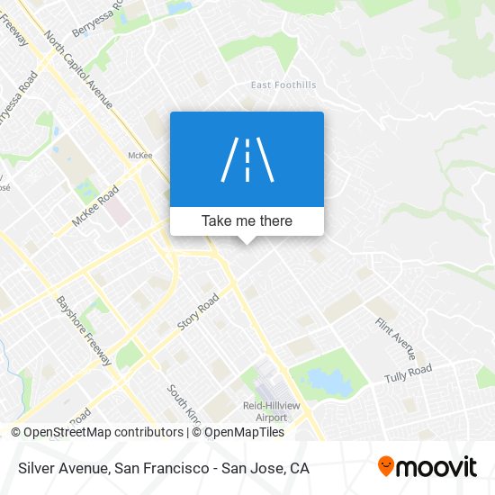 Silver Avenue map