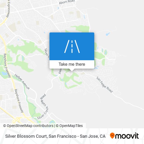Silver Blossom Court map