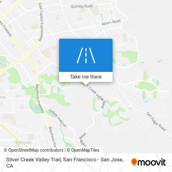 Silver Creek Valley Trail map