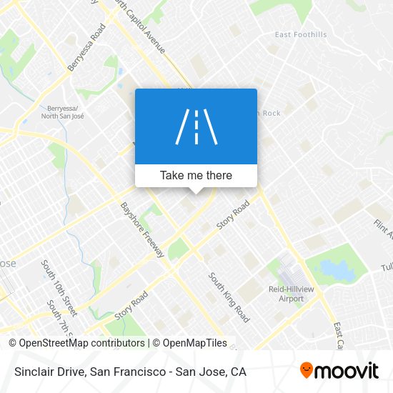 Mapa de Sinclair Drive