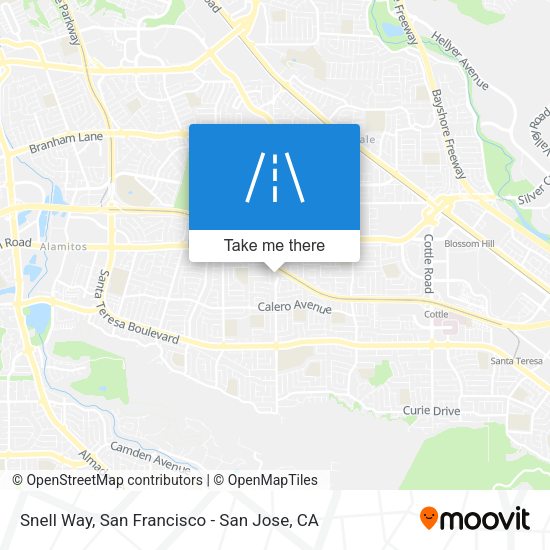 Mapa de Snell Way